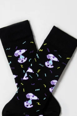 Mujer Besocks Calcetines|Calcetines>Calcetines altos de Snoopy de algodón orgánico color