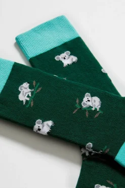 Hombre Besocks Calcetines>Calcetines altos de algodón orgánico color