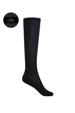 Mujer Punto Blanco Calcetines>Calcetines altos de lana