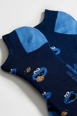 Mujer Besocks Calcetines|Calcetines>Calcetines de Barrio Sésamo de algodón orgánico