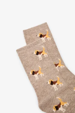 Mujer Cortefiel Calcetines>Calcetines largos beagle