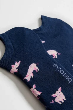 Mujer Besocks Calcetines|Calcetines>Calcetines tobilleros de algodón orgánico color