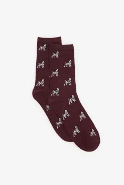 Mujer Cortefiel Calcetines>Calcetín largo dalmata