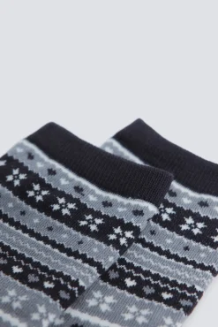 Mujer Springfield Calcetines>Calcetín largo jacquard cenefas