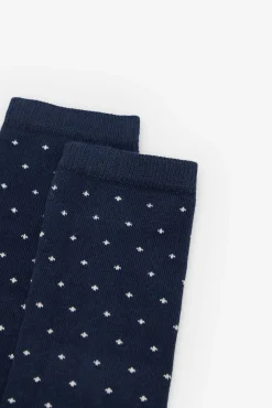 Mujer Cortefiel Calcetines>Calcetín largo mini topos