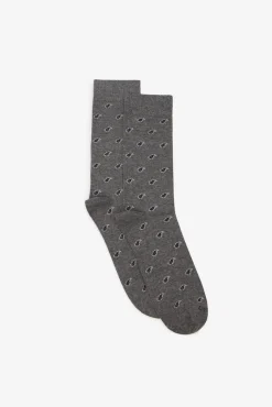 Hombre Cortefiel Calcetines>Calcetín microdibujo