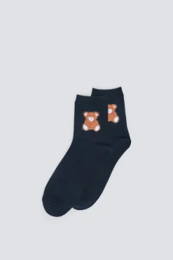 Mujer Springfield Calcetines>Calcetín oso rizo