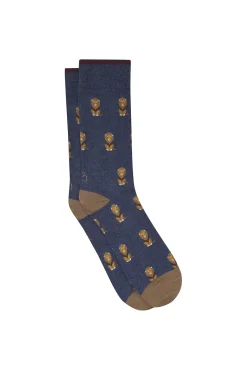 Hombre Kiff-Kiff Calcetines>Calcetín Regular Algodón Caballero