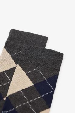 Hombre Cortefiel Calcetines>Calcetín rombos