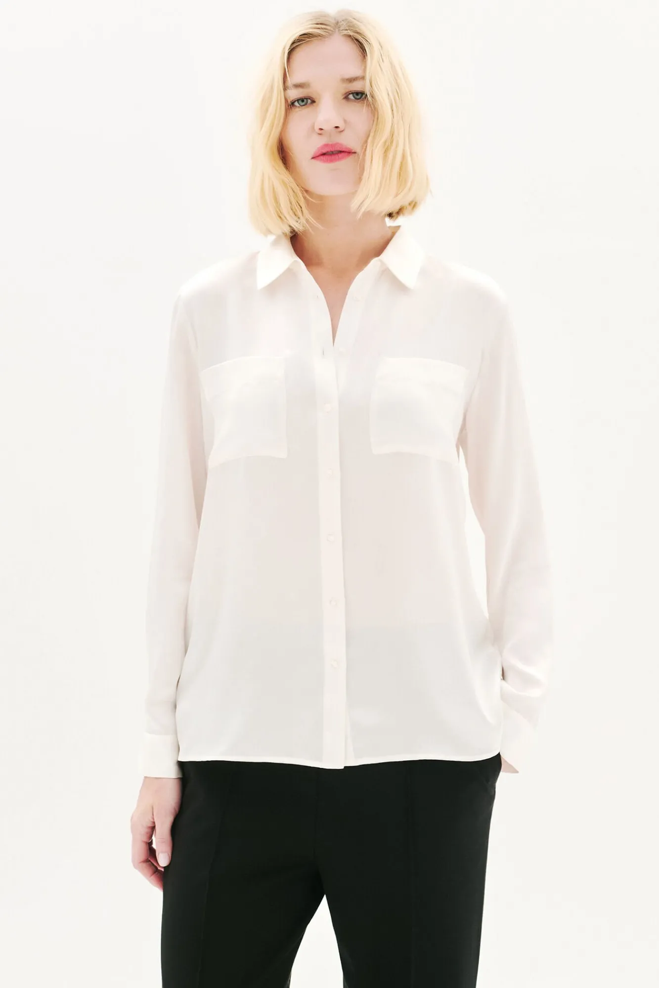 Mujer Caroll Blusas>Camisa 100% seda