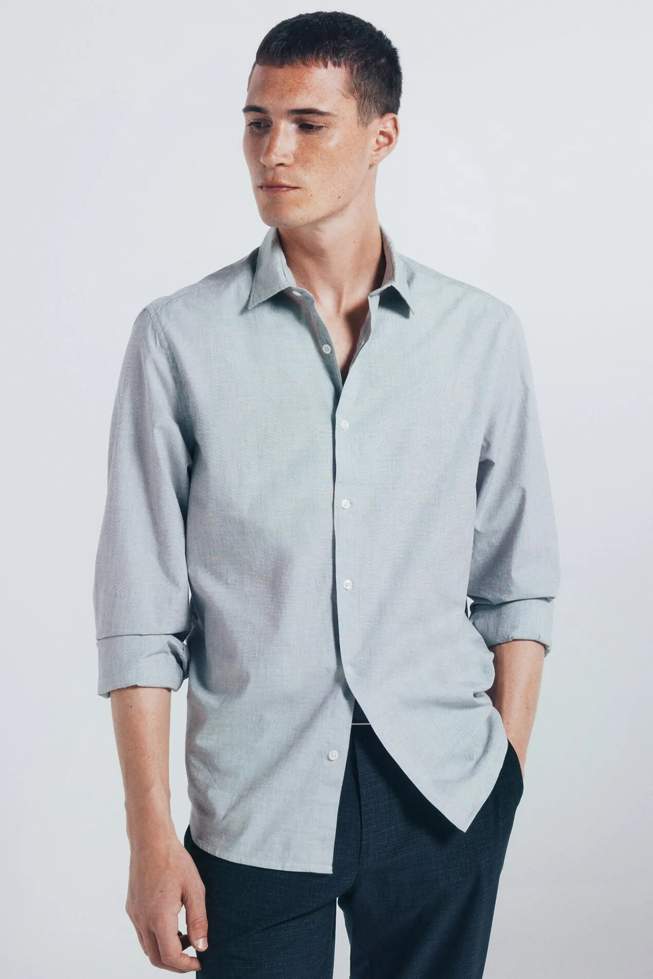 Hombre Springfield Camisas>Camisa algodón fil a fil