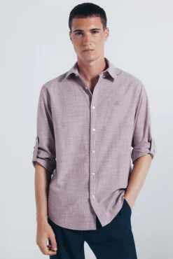 Hombre Springfield Camisas>Camisa algodón slub