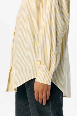 Mujer Object Blusas>Camisa amplia rayas