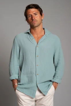 Hombre Cloking Camisas>Camisa Bambula
