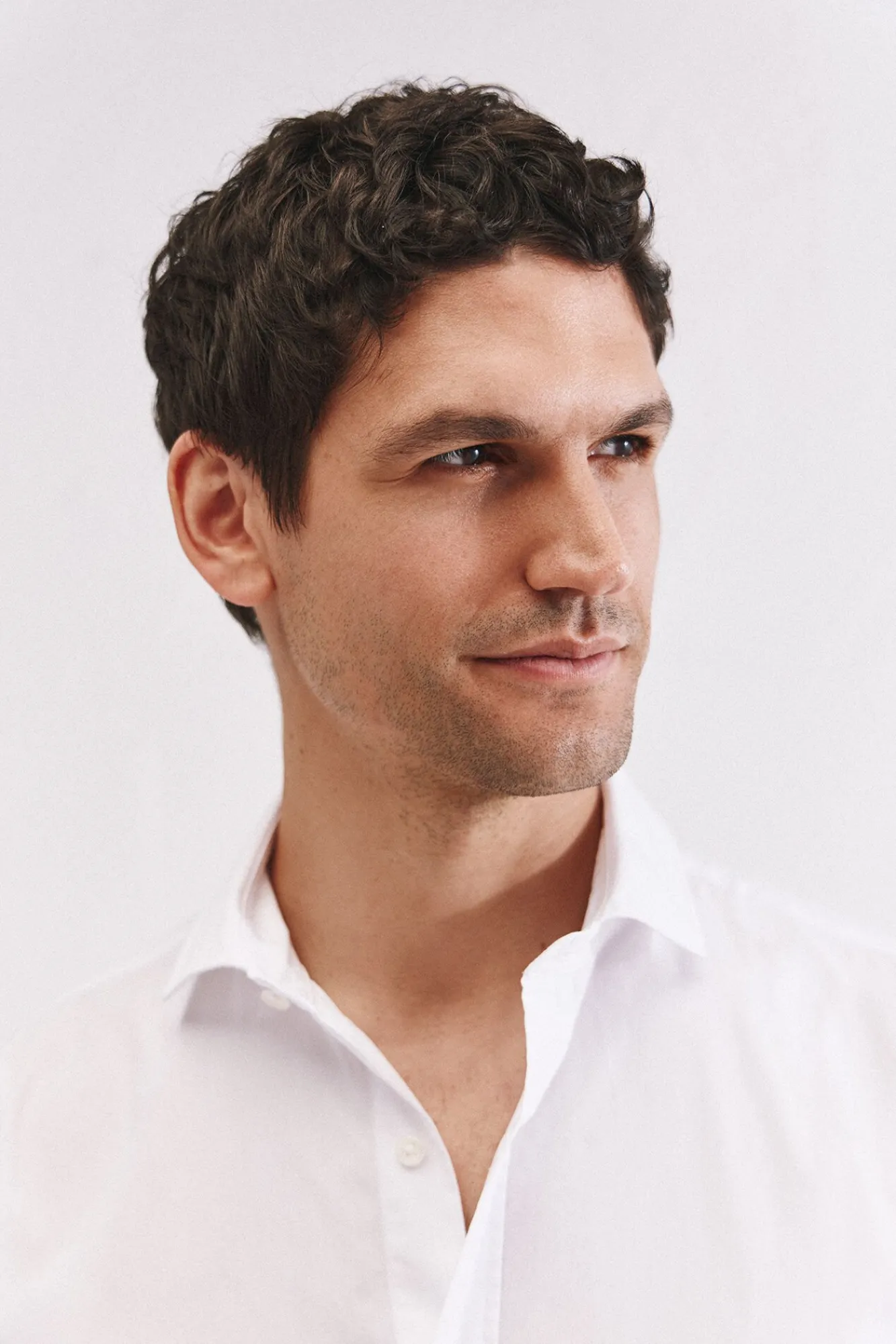 Hombre Cortefiel Camisas>Camisa blanca algodón