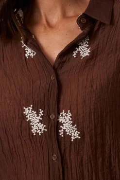 Mujer Polín Et Moi Blusas>Camisa bordados Tuly