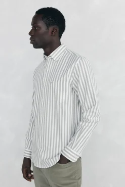 Hombre Pedro del Hierro Camisas>Camisa Brushed Oxford rayas