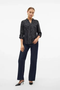 Mujer Vero Moda Blusas>Camisa básica de manga larga