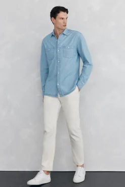 Hombre Pedro del Hierro Camisas>Camisa chambray