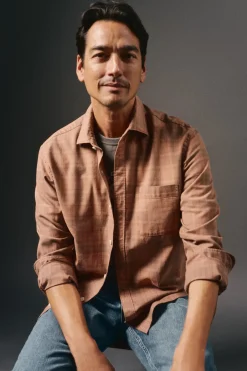 Hombre OOTO Camisas>Camisa cuadro sobretintado