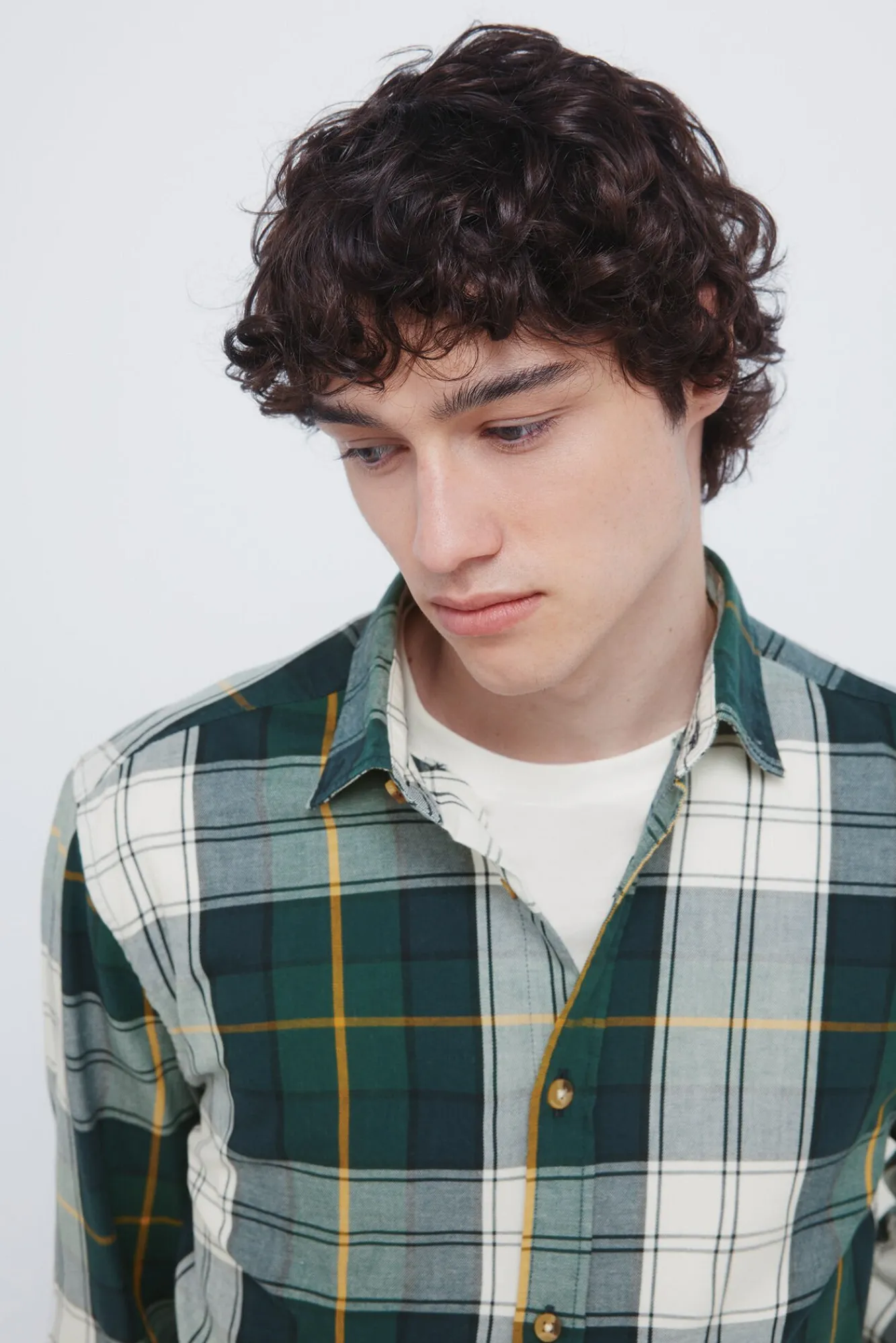 Hombre Springfield Camisas>Camisa cuadro tartán