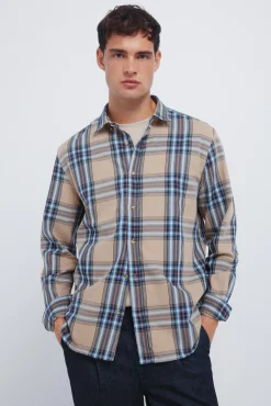 Hombre Springfield Camisas>Camisa cuadro tartán