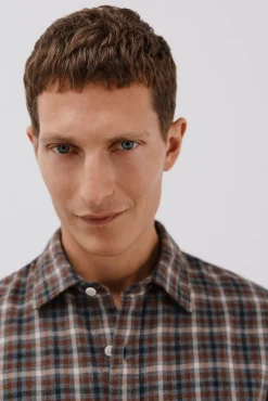 Hombre Cortefiel Camisas>Camisa cuadros Tencel