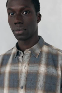 Hombre Pedro del Hierro Camisas>Camisa cuadros Tencel