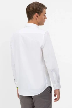 Hombre elPulpo Camisas>Camisa cuello italiano popelin elastico