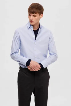 Hombre Selected Camisas De Vestir|Camisas>Camisa de algodón orgánico Slim Fit.