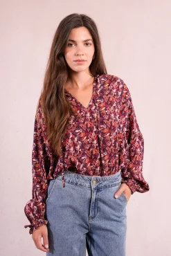 Mujer Molly Bracken Blusas>Camisa de manga larga abullonada