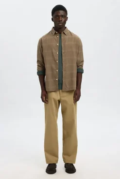 Hombre Selected Camisas>Camisa de manga larga slim fit