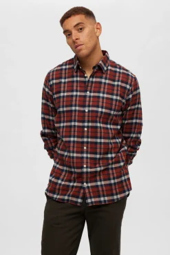 Hombre Selected Camisas>Camisa de manga larga slim fit