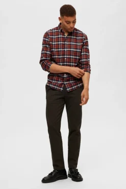 Hombre Selected Camisas>Camisa de manga larga slim fit