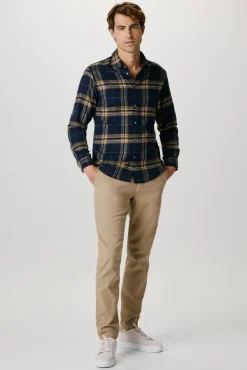 Hombre Selected Camisas>Camisa de manga larga slim fit