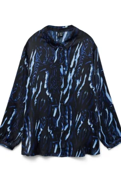 Mujer Vero Moda Curve Blusas>Camisa de manga larga talla grande