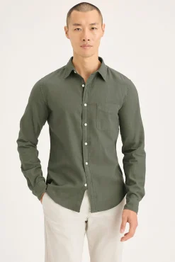 Hombre Dockers Camisas>Camisa de popelina
