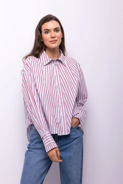 Mujer Object Blusas>Camisa de rayas