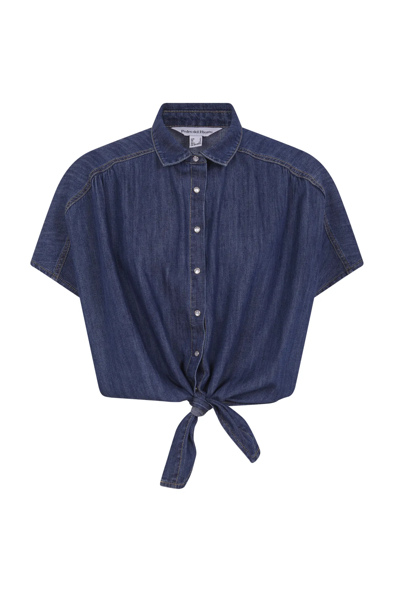 Mujer Pedro del Hierro Blusas>Camisa denim lazo