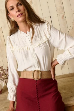 Mujer Polín Et Moi Blusas>Camisa detalles Sirela