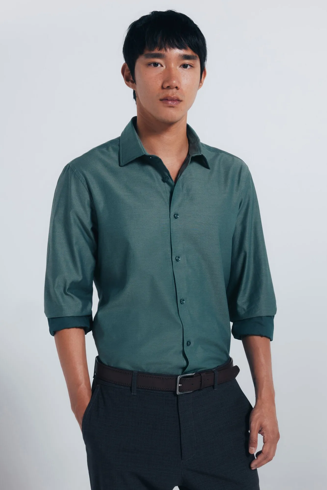 Hombre Springfield Camisas>Camisa easy care estructura