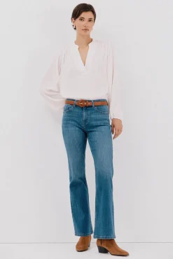 Mujer Cortefiel Blusas>Camisa elástica botones