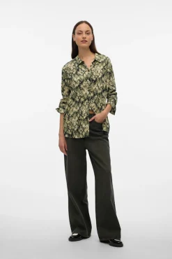 Mujer Vero Moda Blusas>Camisa estampada manga larga