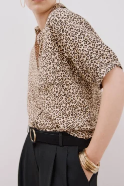 Mujer Cortefiel Blusas>Camisa estampado animal