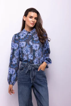 Mujer Object Blusas>Camisa estampado flores