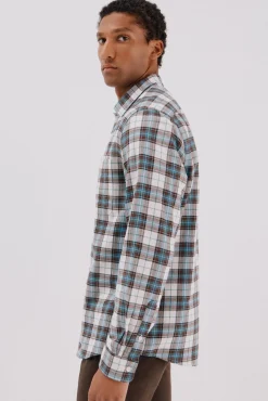 Hombre Cortefiel Camisas>Camisa franela cuadros