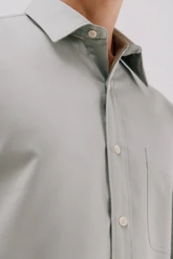 Hombre Cortefiel Camisas>Camisa gabardina Tencel