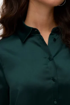 Mujer Vero Moda Blusas>Camisa lisa satinada