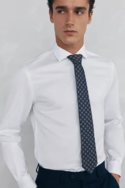 Hombre Pedro del Hierro Camisas>Camisa lisa twill fácil plancha + anti olor slim fit