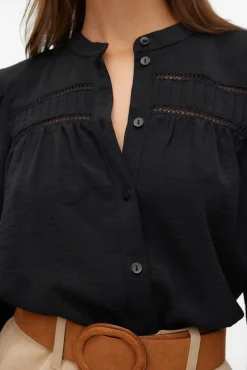 Mujer Vero Moda Blusas>Camisa manga larga con calados